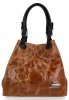 Bőr táska shopper bag Vittoria Gotti barna V692754